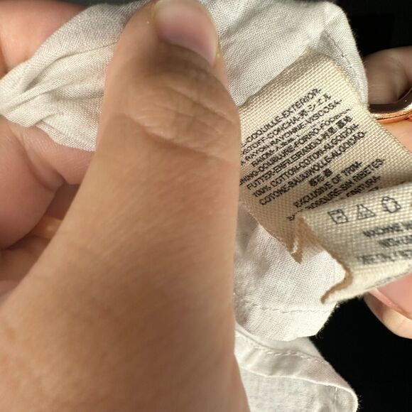 Free People First Kiss Maxi Dress Medium Sleeve Flowy Floral Scoop Neck White - Picture 15 of 16